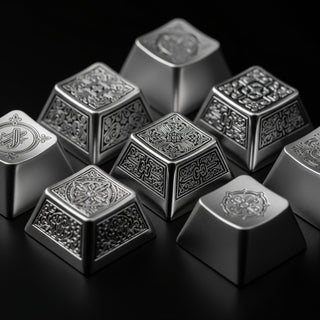 The Ultimate Guide to Silver Keycaps: Elevating Your Mechanical Keyboard Experience - Sarnion