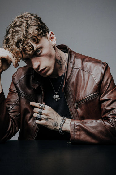 Wolf School Pendant presented in its premium SARNION gift box, the perfect gift for any fan of The Witcher.