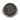 Top view of 925 sterling silver Bitcoin ring showcasing detailed circuit board design on a clean white background