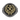 Front view of two-tone Silver Chi Rho Ring with Alpha Omega symbols and gold laurel wreath