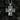 925 sterling silver Praying Mary pendant with engraved Latin Hail Mary prayer on black background