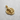 Close-up of the gold vermeil Jesus Christ pendant, highlighting the detailed craftsmanship of the facial features.