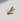 Jet Airplane Pendant, gold vermeil, product photo on textured surface