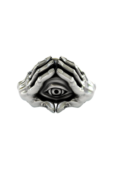 Silver All Seeing Eye Ring