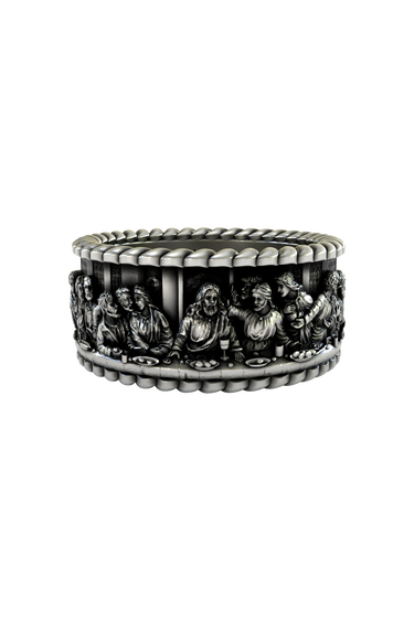 Silver Last Supper Ring