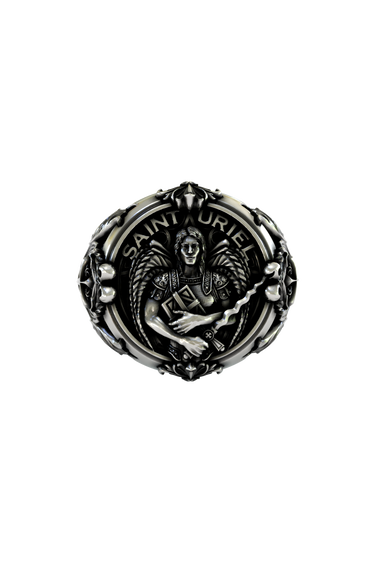 Silver Archangel Uriel Ring