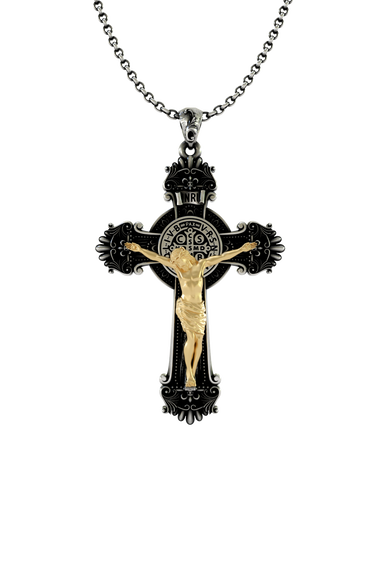 Silver Jesus Crucifix Pendant