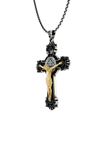 Silver Jesus Crucifix Pendant