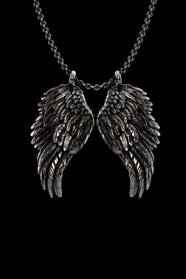 Silver Angel Wings Pendant