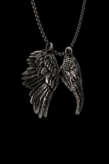 Silver Angel Wings Pendant