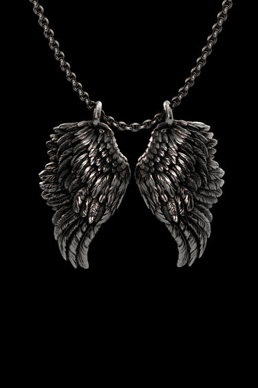 Silver Angel Wings Pendant