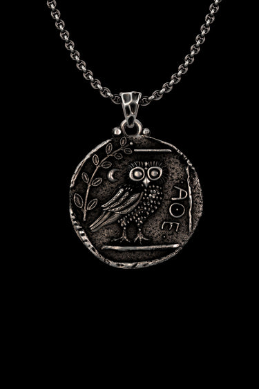Silver Owl Pendant