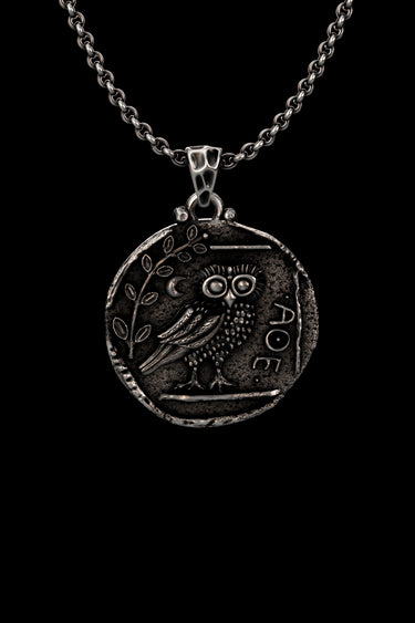 Silver Owl Pendant
