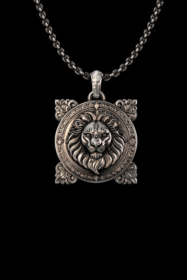 Silver Lion Pendant