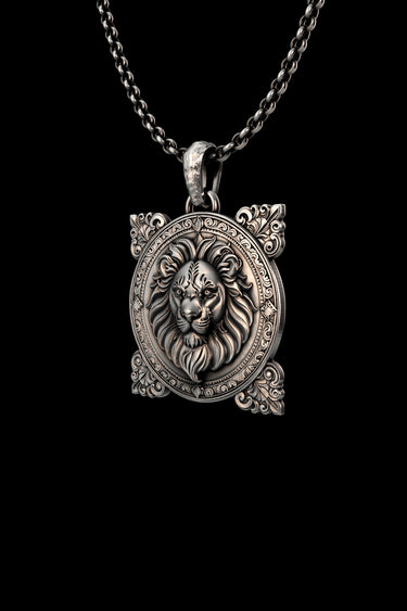 Silver Lion Pendant