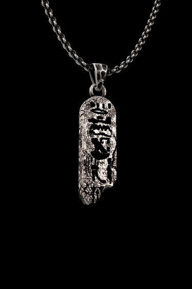 Silver Egyptian Hieroglyphic Pendant