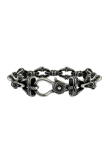 Silver Viking Tribal Bracelet