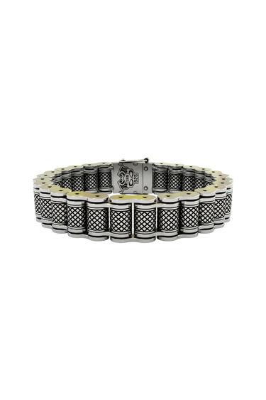 Silver Biker Chain Bracelet