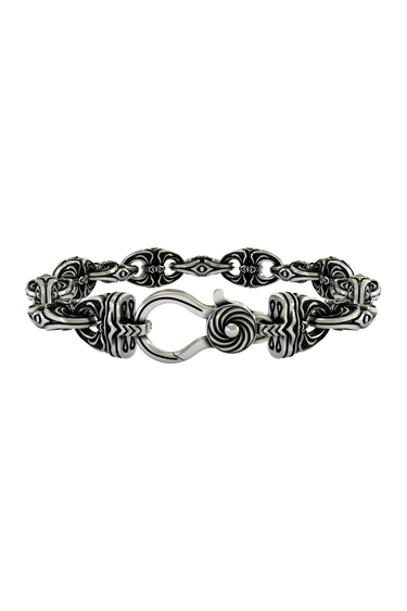 Silver Celtic Scrollwork Bracelet