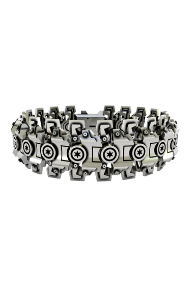 Silver Military Mechanical Bracelet
