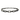 Geometric Link Bracelet, straight-on profile view showing clasp and link structure
