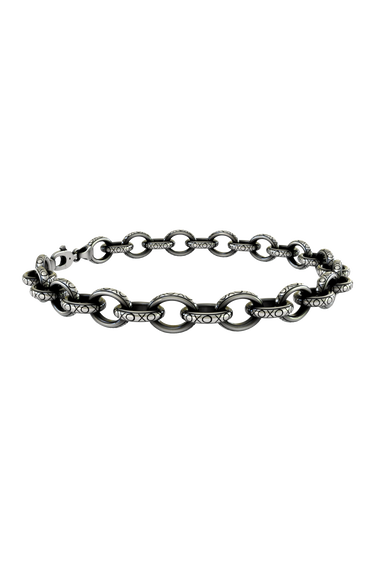Silver Modern Link Bracelet