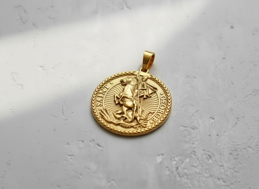 Silver Saint George Pendant