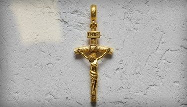 I.N.R.I. Christ Cross Pendant