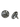 Dynamic shot of the Cracked Shield Spartan 925 silver cufflinks pair, emphasizing the heavy oxidation and historical artifact finish.