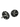 Dynamic shot of the Death's Embrace 925 silver cufflinks pair, emphasizing the dramatic expression and polished skull details.
