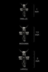 Sacred Cross Pendant presented in its premium SARNION gift box, making it a perfect gift for religious occasions.