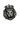 Side angle view of the Sterling Silver Crowned Lion King Pin, highlighting the 3D details of the mane and crown.