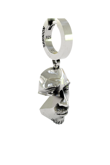 The Abstract Face Earring presented in a premium gift box, making it the perfect gift for an artist or free-thinker.