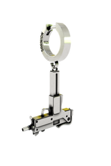 Uzi Rifle Earring in 925 sterling silver worn as a bold statement piece for an edgy, streetwear look