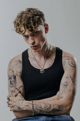 Witcher Wolf Medallion in 925 sterling silver worn as the ultimate piece of fan jewelry for The Witcher saga.