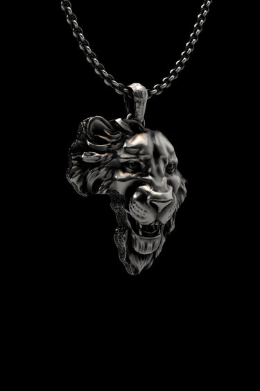 African Lion Pendant - Sarnion