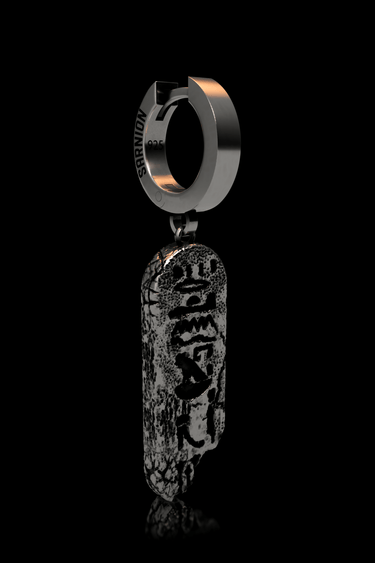 Ancient Script Earring - Sarnion