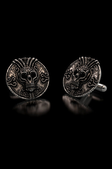 Aztec Skull Cufflinks - Sarnion