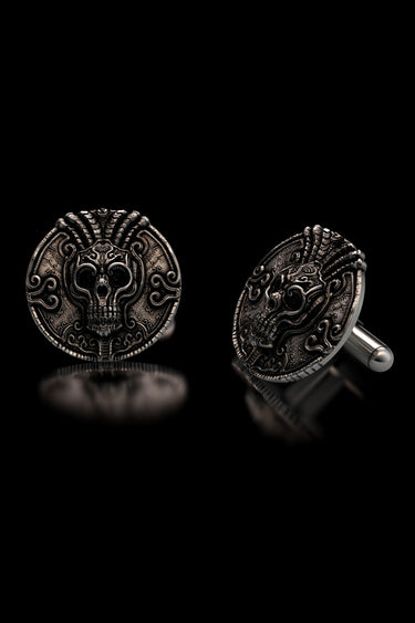 Aztec Skull Cufflinks - Sarnion