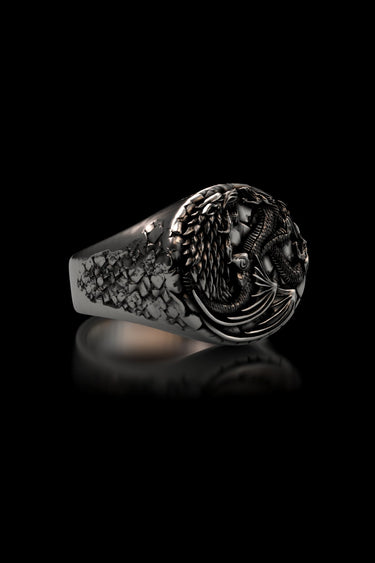 Crane Dragon Ring - Sarnion