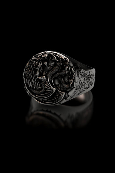 Crane Dragon Ring - Sarnion