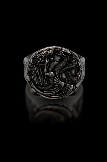Crane Dragon Ring - Sarnion