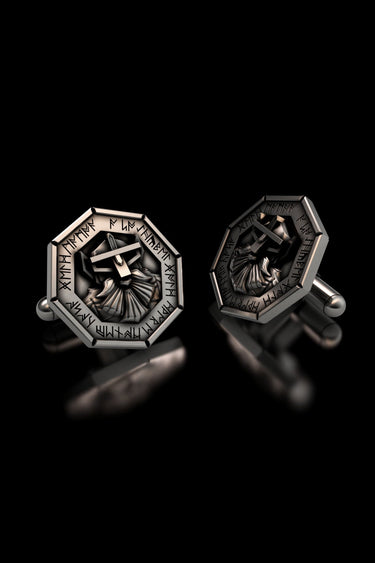 Dwarven Rune Cufflinks - Sarnion