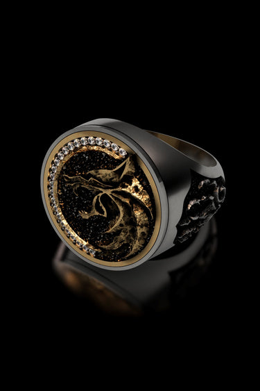 Fantasy Wolf Ring - Sarnion