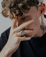 Flaming Skull Ring - Sarnion