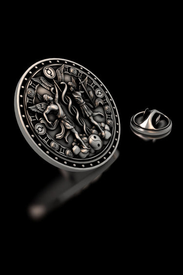 Gemini Zodiac Lapel Pin - Sarnion