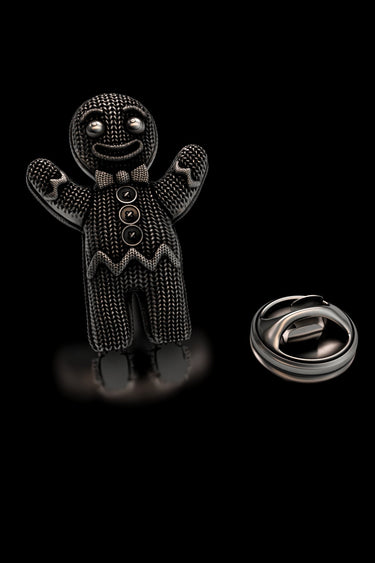 Gingerbread Man Lapel Pin - Sarnion