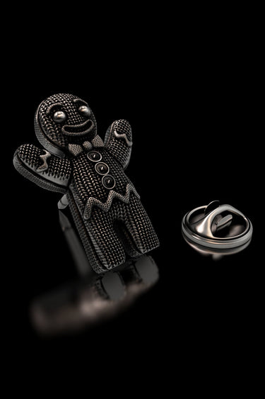Gingerbread Man Lapel Pin - Sarnion