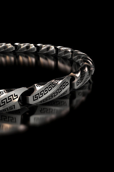Greek Key Chain Bracelet - Sarnion