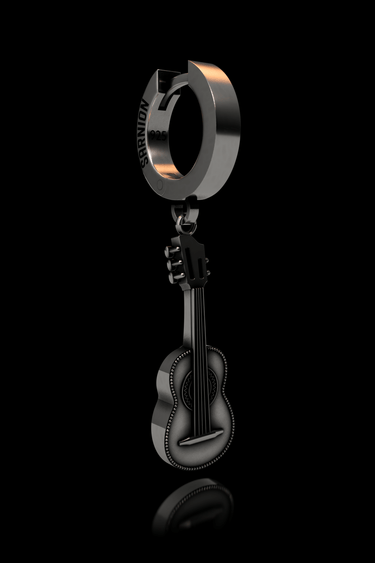 Guitar Charm Earring - Sarnion